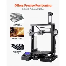 VEVOR 5 Pezzi 2040 Guida Lineare con Scanalatura a T in Lega Alluminio 1200 mm