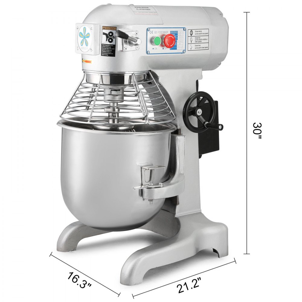 20l Robot Da Cucina Impastatrice Planetaria Restaurant 750w Frullatore