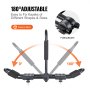 VEVOR Portapacchi per kayak 1 paio, portapacchi per montaggio superiore, portapacchi morbido con barra a J, per tavola da surf, canoa, SUP, tavola da sci, montaggio su auto, SUV, camion, 2 kayak