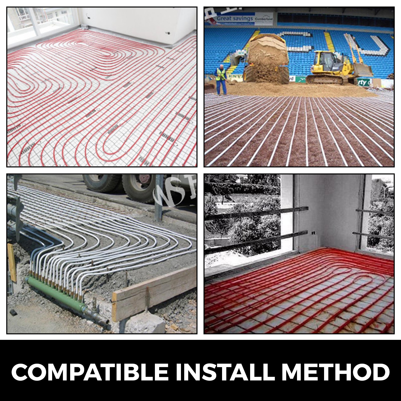 2 Pezzi Tubo Multistrato In Alluminio Pex 30m Per Riscaldamento A Pavimento