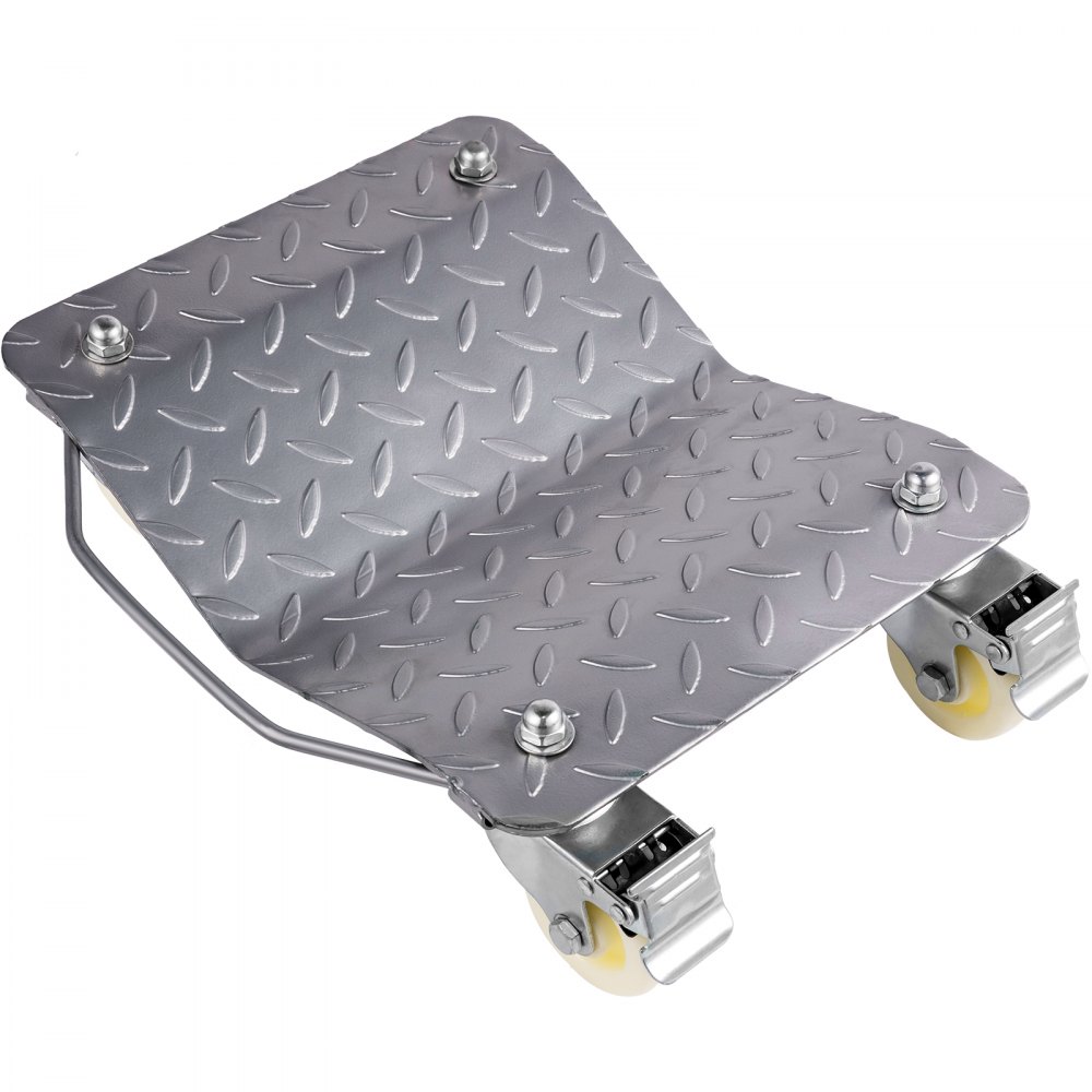 Vevor Carrelli Sposta Auto Acciaio 4 Pz Contenere Fino A 2721kg Ruote Universali