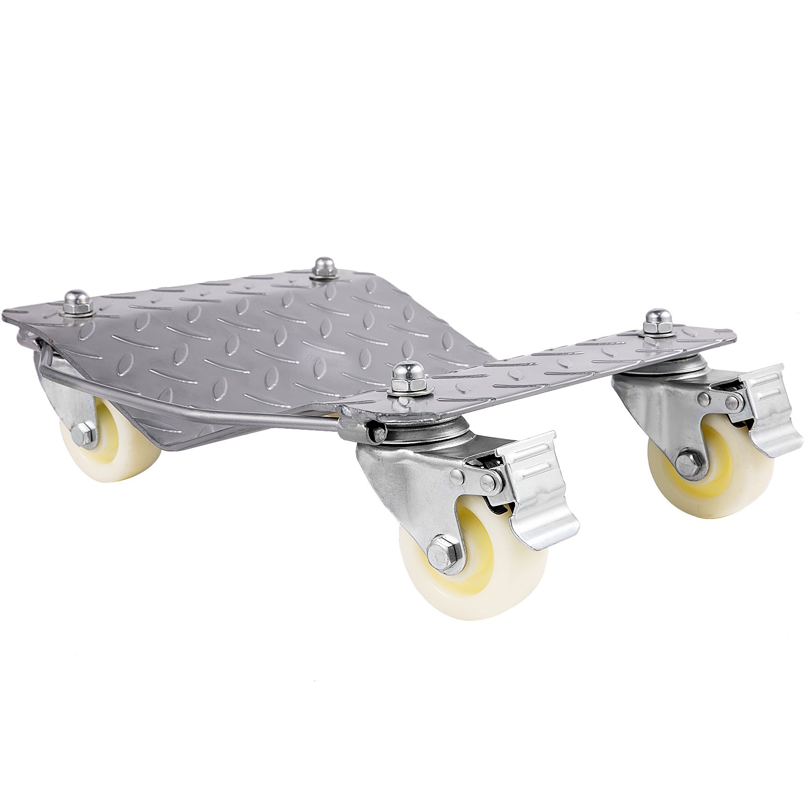 Vevor Carrelli Sposta Auto Acciaio 4 Pz Contenere Fino A 2721kg Ruote Universali