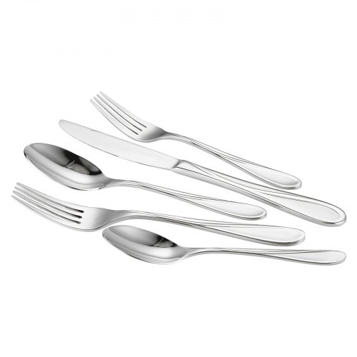 Set Posate Cartone Kraft Forchetta, Coltello, Cucchiaio E Tovagliolo 50 Pezzi