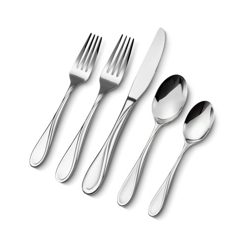 Set di posate in acciaio inox 18/10 di alta qualità per uso alimentare, con coltello, forchetta, cucchiaio, caffè, stile antico reale, lavabile in lavastoviglie, Nero Set di posate in acciaio inox 18/10 di alta qualità per uso alimentare, con coltello, forchetta, cucchiaio, caffè, stile antico reale, lavabile in lavastoviglie, Nero