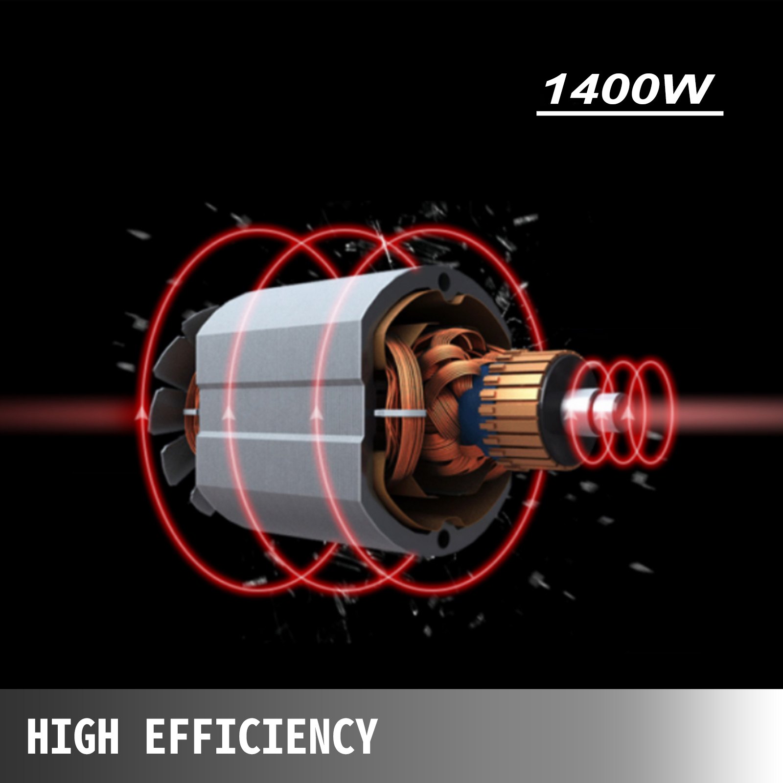 VEVOR Macchina d'Oscillazione dell'Acciaio Inossidabile del Mulino 26000R / Min, Macchina del Mulino del Commestibile dell'Erba 1800W, Macina Cereali Caffè Elettrico Grano Smerigliatrice da 350G