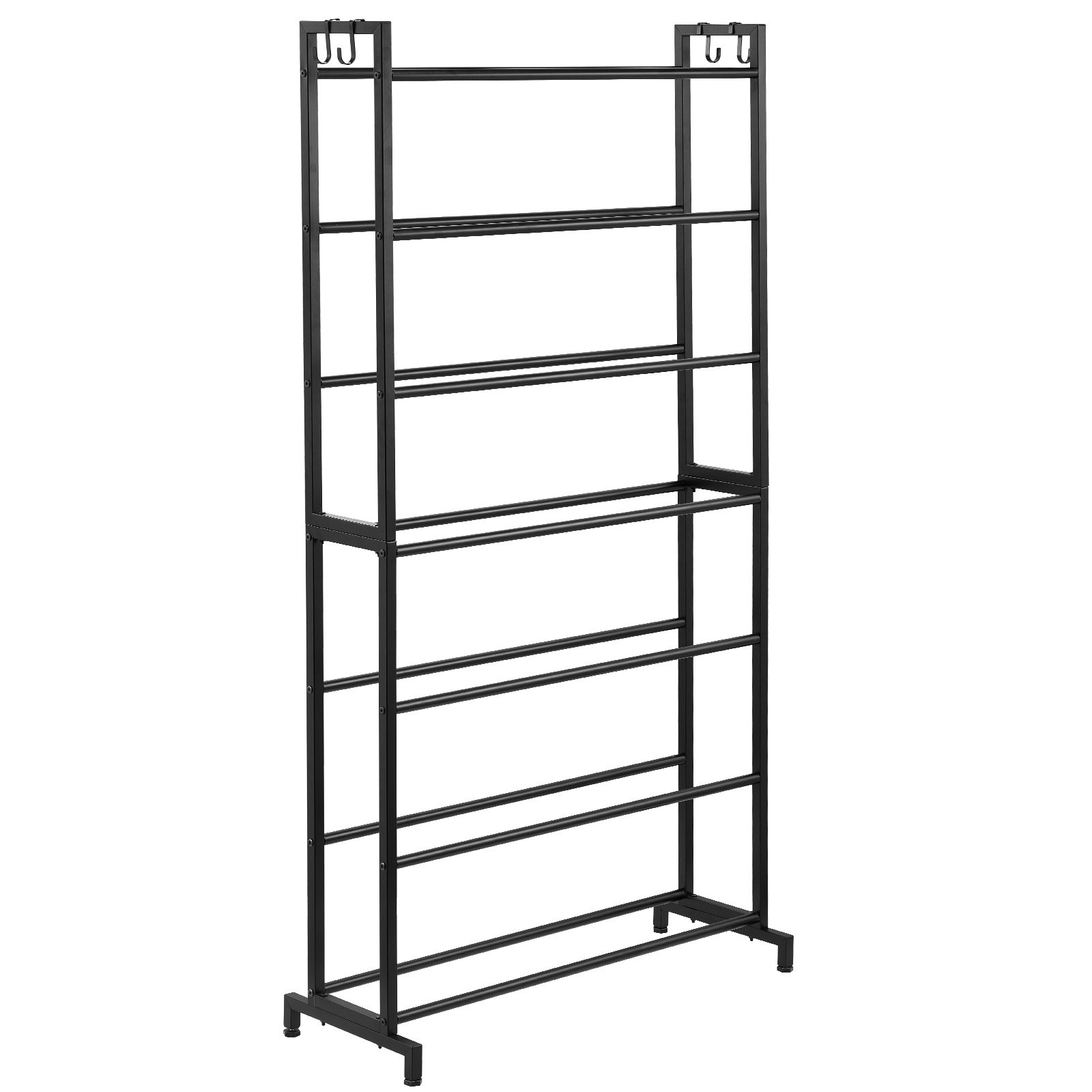 VEVOR Supporto per Filamenti per Stampanti 3D, Scaffale Porta Filamenti a 7 Livelli per Stampanti in Acciaio al Carbonio, Porta Bobine per Studio di Stampa, Home Studio, Ufficio, Officina, Nero