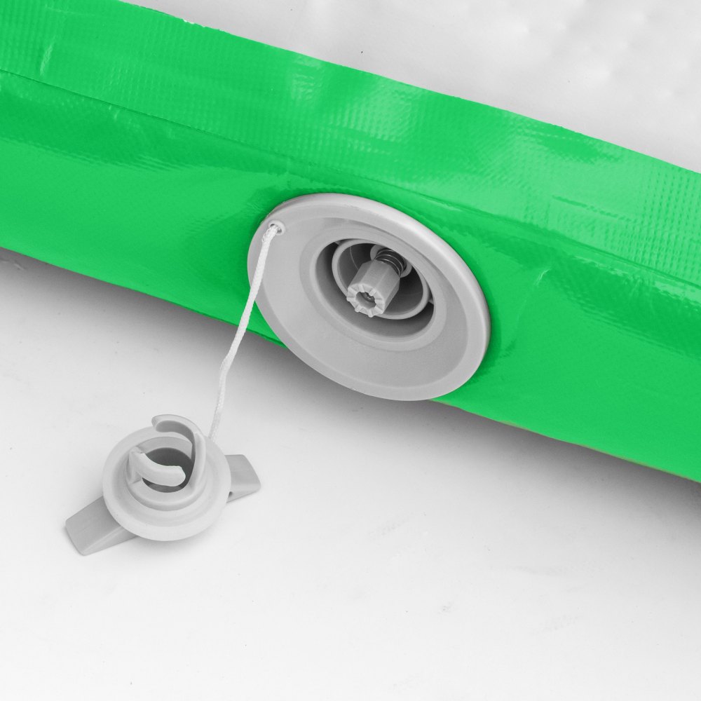 VEVOR Tappetino Ginnastica Gonfiabile 3m*90cm Verde con Pompa ad Aria Elettrica