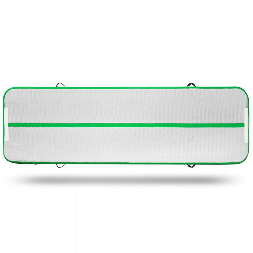 VEVOR Tappetino Ginnastica Gonfiabile 3m*90cm Verde con Pompa ad Aria Elettrica