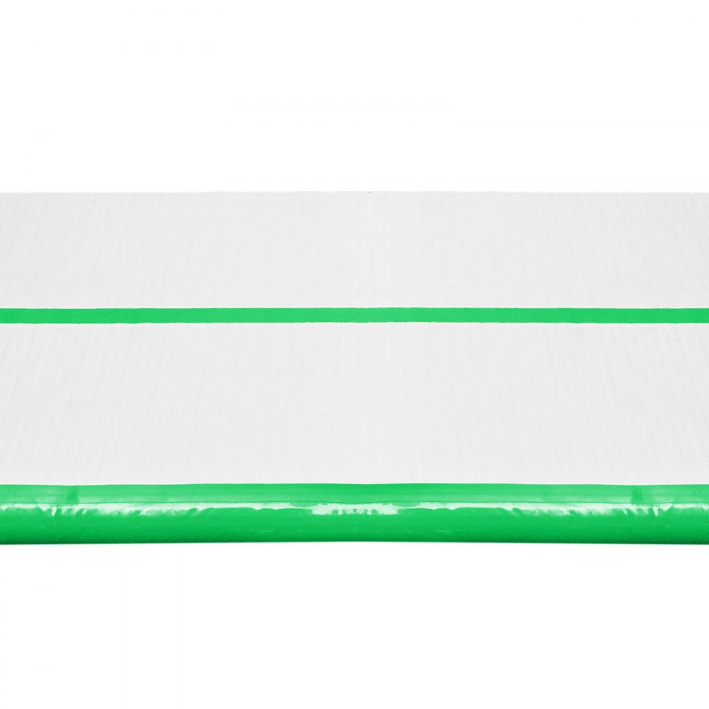 VEVOR Tappetino Ginnastica Gonfiabile 3m*90cm Verde con Pompa ad Aria Elettrica