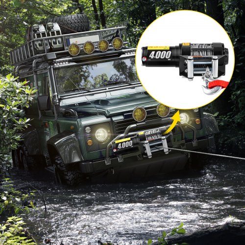 VERRICELLO ELETTRICO RIBIMEX 12 V CAPACI TA' 4000 KG ART. PE12V/9000 9045 - Foto 5