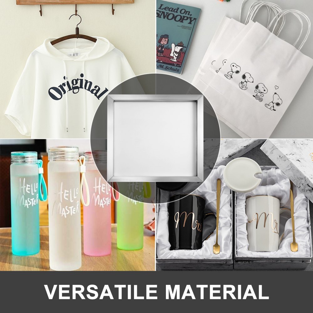 Screen Printing Machine + Aluminum Screen Printing Screens Silk T-shirt 110 Mesh