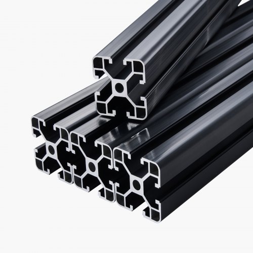 Set Di 4 Profili In Alluminio Anodizzato 2040 Da 1000 Mm – Scanalatura A T Standard Europeo Per CNC, Stampanti 3D E Fai Da Te
