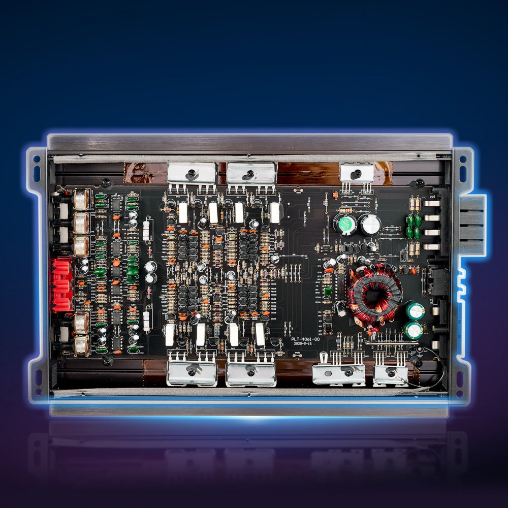 VEVOR Amplificatore Audio per Auto a 4 Canali di Potenza a Ponte Classe AB max. 4x200 W a 4 Ohm/4x400 W a 2Ohm, Amplificatore Audio Multicanale per SUP Pick-Up Tensione Nominale 14,4V CC