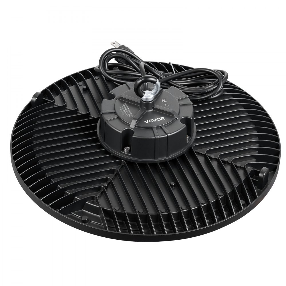 VEVOR Lampada LED 20 pezzi per Capannone Faretto LED UFO per Garage 5000K 150W 21000LM Faretto LED UFO per Magazzini, Officina IP65 Impermeabili, Tensione 100-277V per Fabbriche, Palestre, Nero