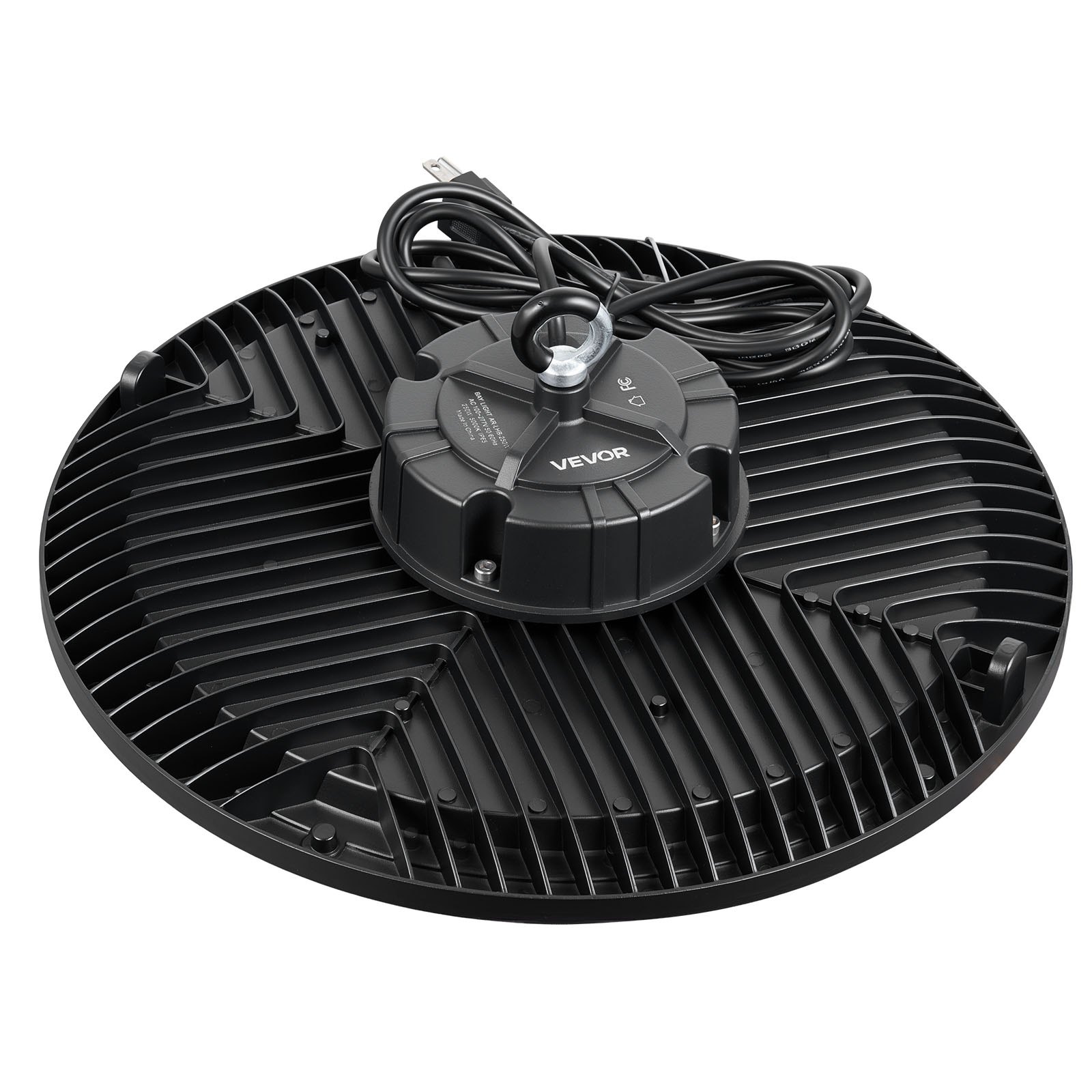 VEVOR Lampada LED 20 pezzi per Capannone Faretto LED UFO per Garage 5000K 150W 21000LM Faretto LED UFO per Magazzini, Officina IP65 Impermeabili, Tensione 100-277V per Fabbriche, Palestre, Nero