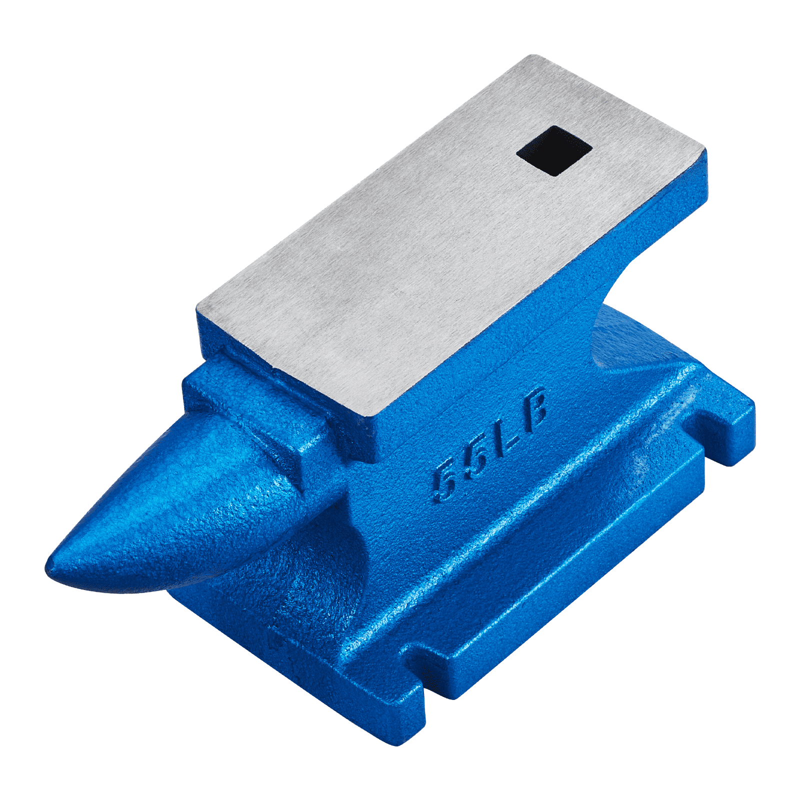 VEVOR Single Horn Anvil 25kg Cast Iron Anvil, withstands heavy blows, robust round horn anvil, blacksmithing tool for jewelers and metalworkers, blacksmithing tools and equipment