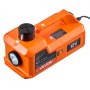 VEVOR Cric Idraulico Elettrico per Auto da Pavimento Pompa Aria Portatile 5 Tonnellate, Martinetto Altezza di Sollevamento 155-450 mm, per Cambio Pneumatici, Luce LED, SUV, Berline, Pickup, Officina