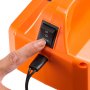 VEVOR Cric Idraulico Elettrico per Auto da Pavimento Pompa Aria Portatile 5 Tonnellate, Martinetto Altezza di Sollevamento 155-450 mm, per Cambio Pneumatici, Luce LED, SUV, Berline, Pickup, Officina