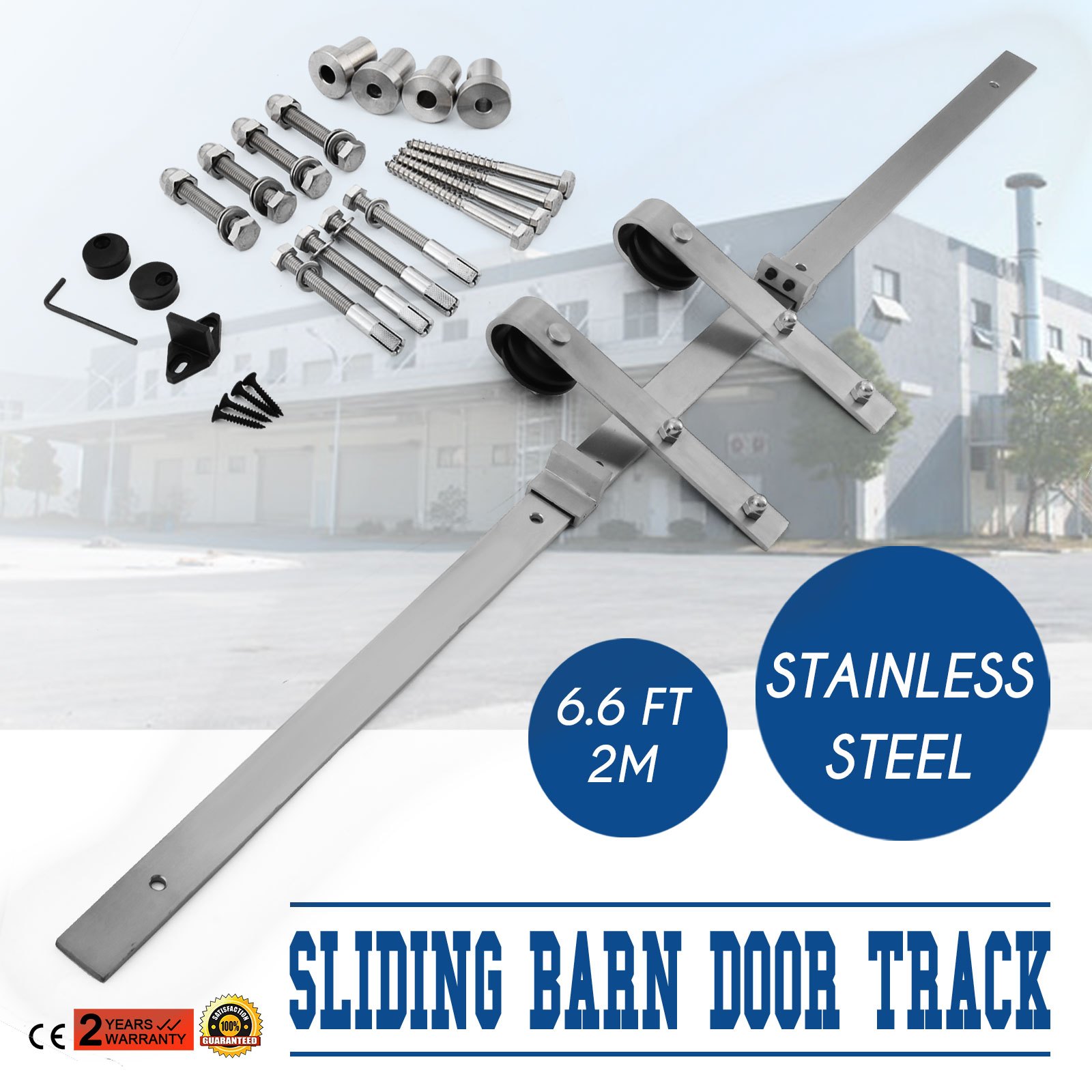2m Set Di Binari Scorrevoli Per Ferramenta Per Porta Scorrevole Per Granaio