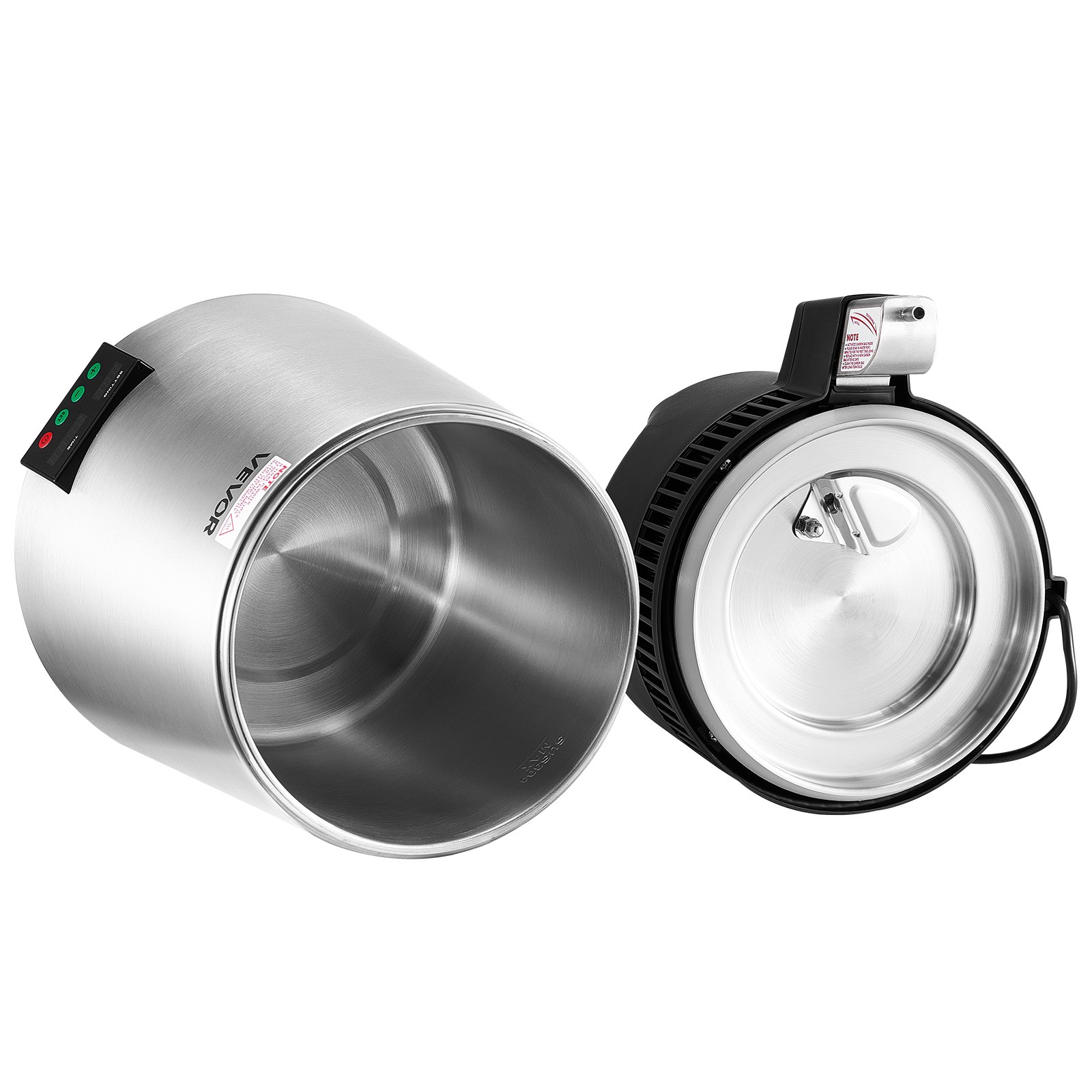 VEVOR Distillatore d'Acqua Purificatore d'Acqua da 6 Litri per Tavolo, Macchina per Distillazione da 900 W in Acciaio Inox per Purificazione, Distillatore da Casa Cucina