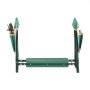VEVOR Inginocchiatoio Sedile da Giardino, 152 mm Larghezza, Sgabello Robusto Giardino Pieghevole con 2 Borse per Attrezzi, Allevia Dolore al Ginocchio alla Schiena, Panca Giardino Portatile