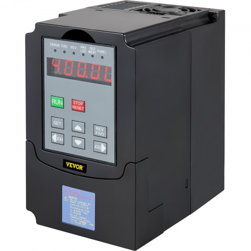 VEVOR Inverter Motore 7.5KW 220V 10HP Trasformatore Vfd Velocità Controllato Variatore Di Frequenza Inverter 10HP Frequenza Diver Inverter Professionale Invertitore