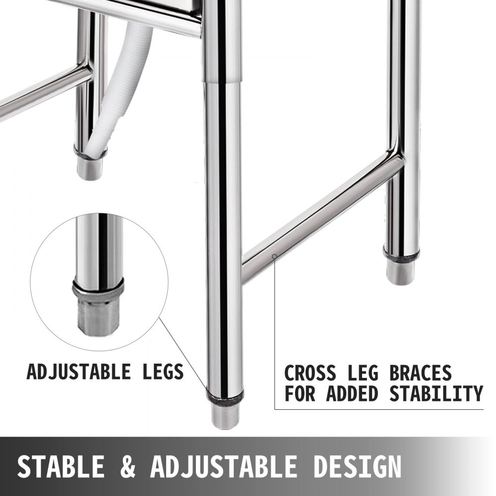 Lavello Da Cucina In Acciaio Inossidabile A Una Scomparto Lavello Professionale