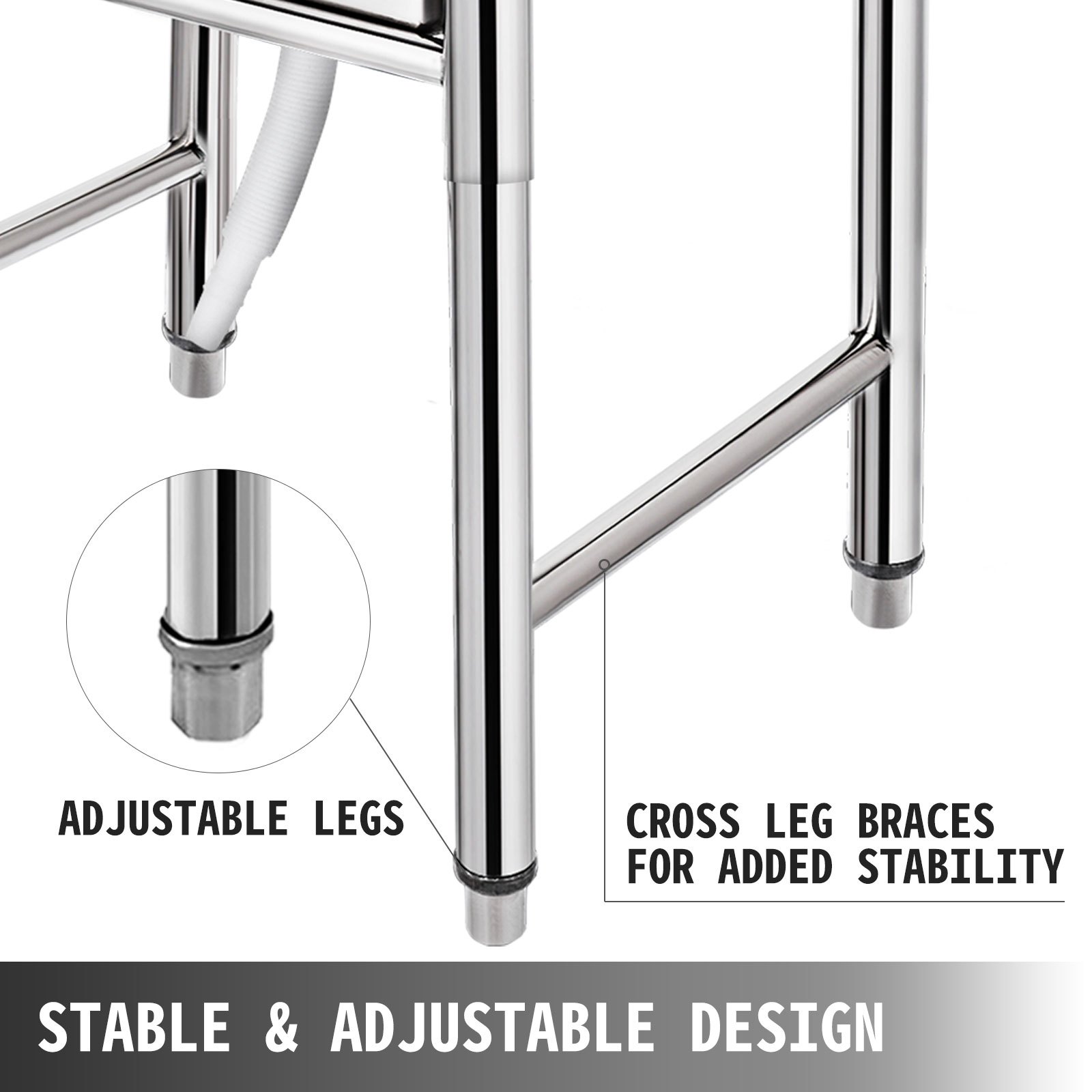 Lavello Da Cucina In Acciaio Inossidabile A Una Scomparto Lavello Professionale