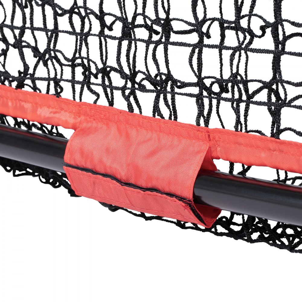 VEVOR 213.4 x 106 x 210 cm Baseball/Softball Practice Net, Baseball Pitching Net, Hitting, Catching, Pitching, Backstop Training Aids for Baseball Equipment with Arched Frame, Carrying Bag & Hitting Zone