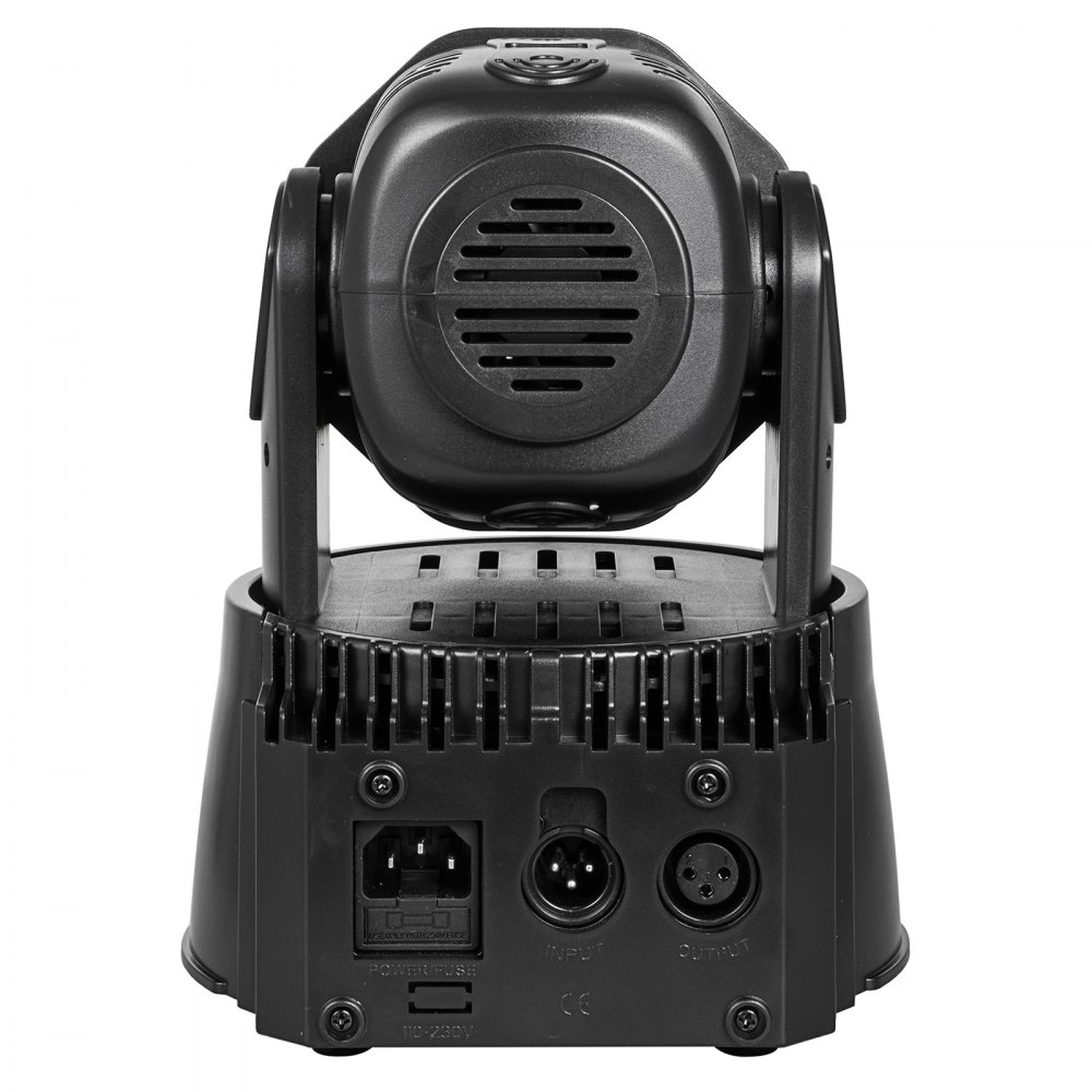 Proiettore Testa Mobile Led Rgb Rotante Effetti Disco Discoteca 7 Led Dmx