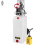 VEVOR Pompa Idraulica Pompa Idraulica 12V Dc Singola Agendo Con Serbatoio in Plastica Per Elevatore (8L)