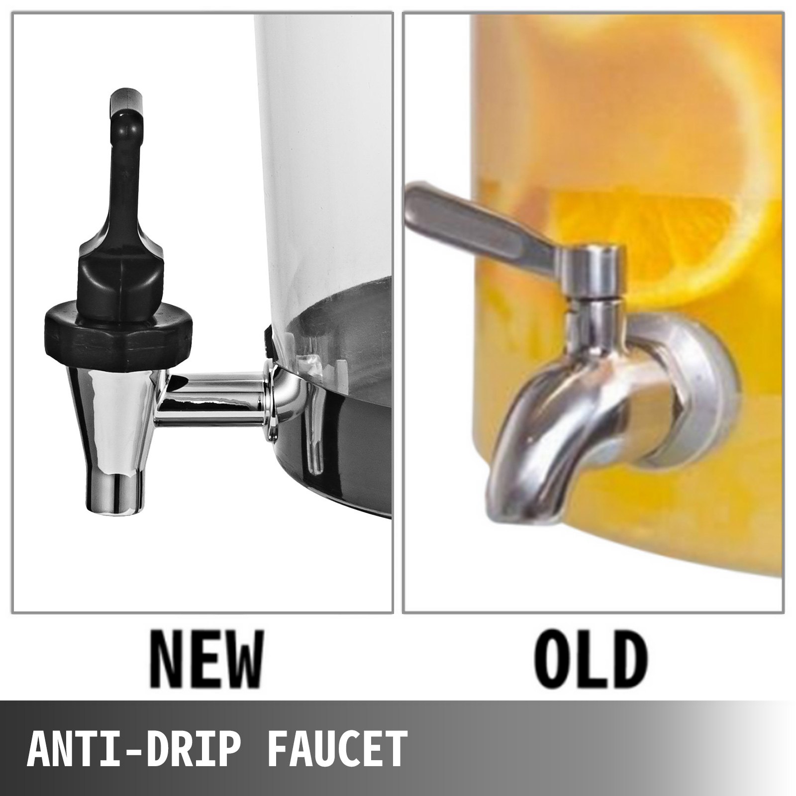 8l Acciaio Inossidabile Dispenser Di Succo Gocciolatoio Vino Pourer Ktv