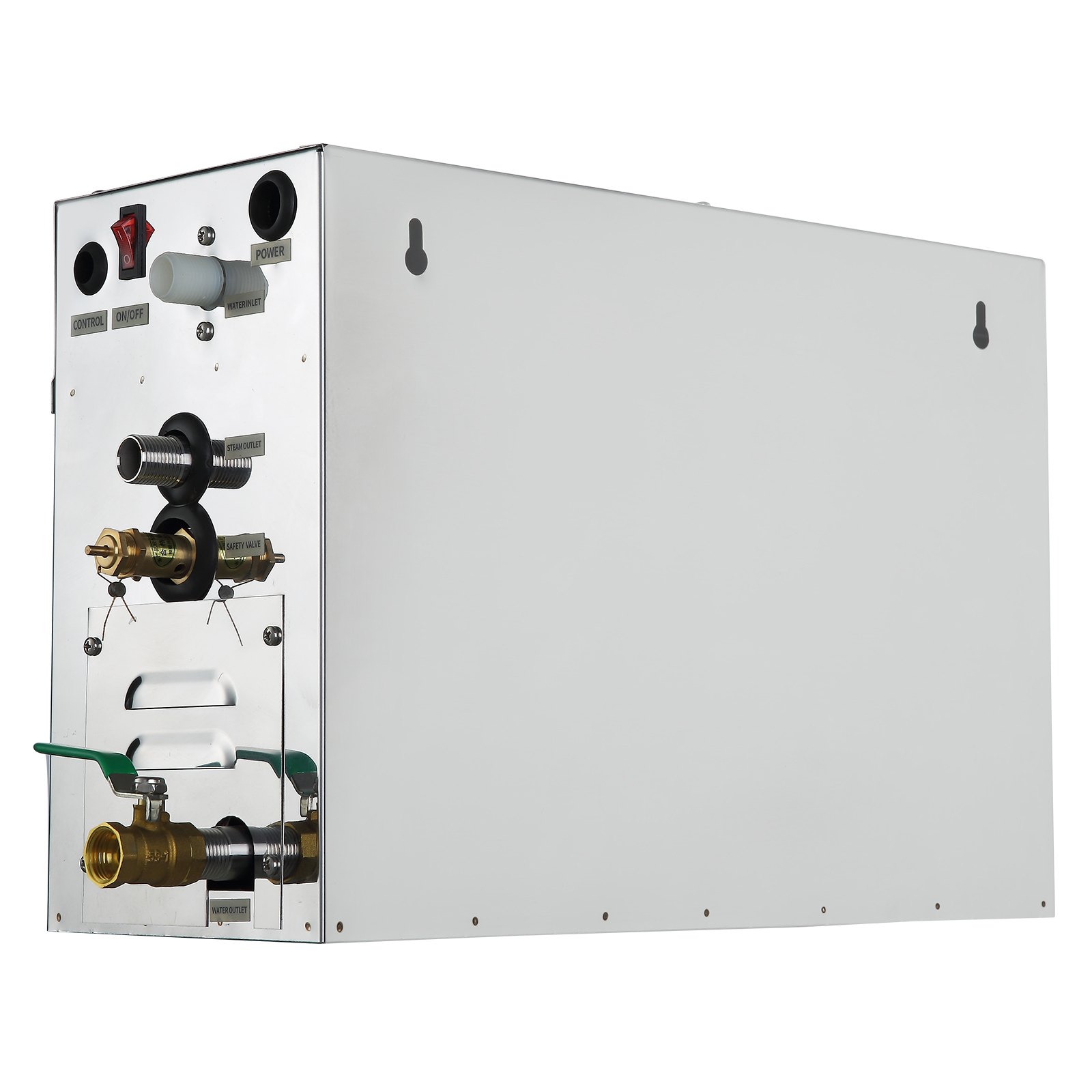 VEVOR Generatore Elettrico di Vapore da 9000W per Sauna Domestica Capacità del Serbatoio dell'Acqua 6L, Generatrice di Vapore per Idromassaggio Sauna 220V Intervallo Temperatura 35-55℃ Potenza 9000W