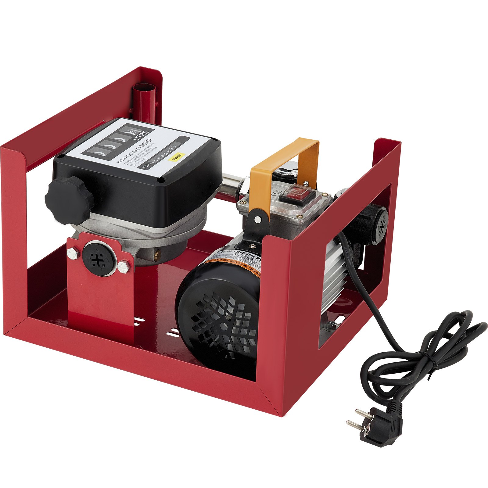 VEVOR Pompa 220V Portata Max. da 60L/min per Diesel & Cherosene Funzione Automatica con Pistola da Operazione Manuale Motore 550W 3600 giri/min