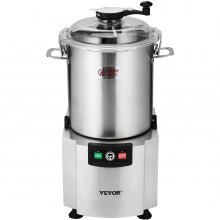 VEVOR Robot da Cucina e Tritatutto per Verdure 18 L Frullatore in Acciaio Inox