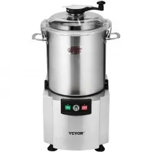 VEVOR Robot da Cucina e Tritatutto per Verdure, Robot da Cucina in Acciaio Inox per Uso Alimentare da 18 L con Lama Curva a S e Raschietto, Multifunzionale per Tritare Verdure, Frutta, Cereali, Noci