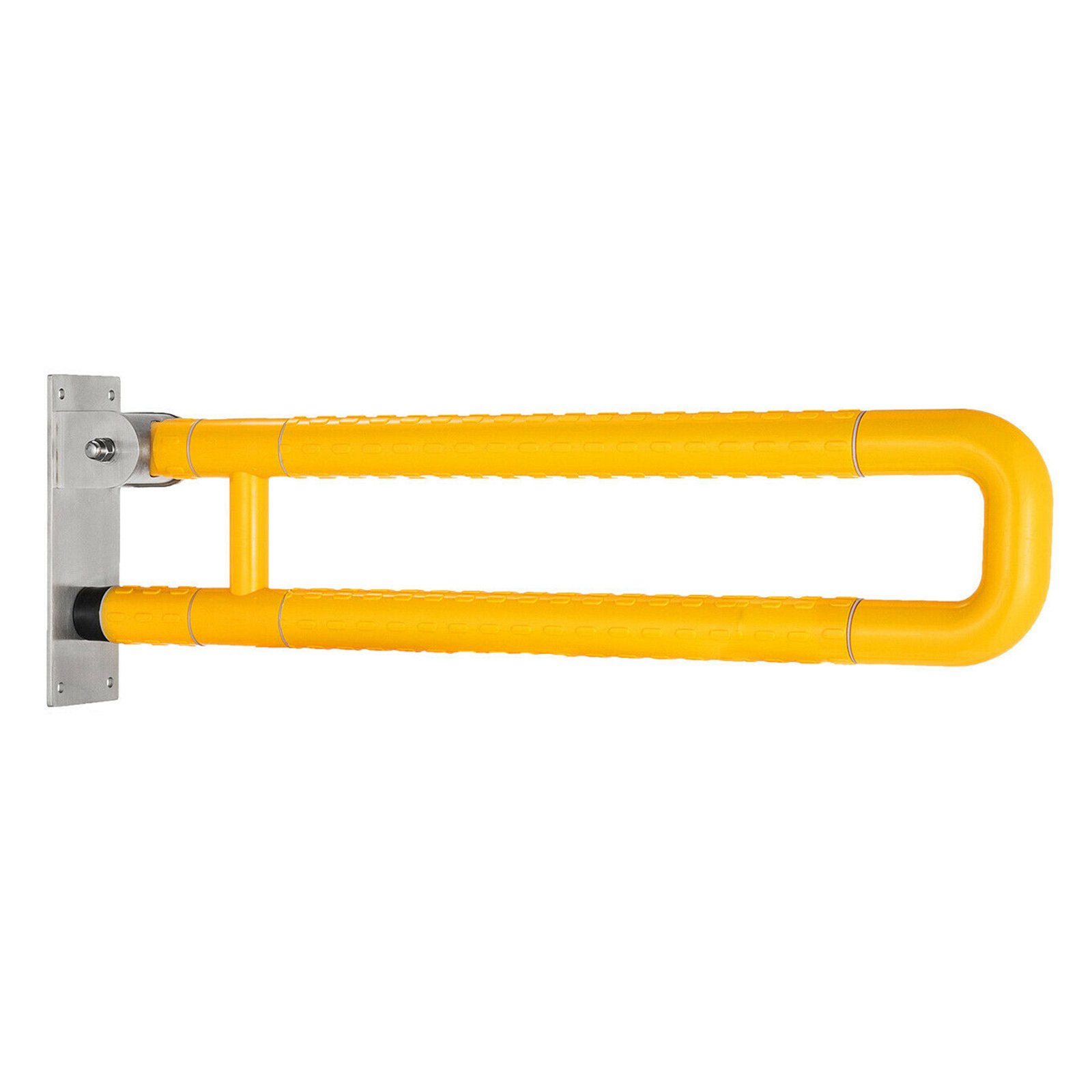 Maniglione Barra Ribaltabile Per Disabili Giallo Impugnature Piegato 100kg/220lb