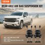 VEVOR Kit di Sospensione Airbag, Kit di Sospensioni Pneumatiche Compatibile con Chevrolet Silverado 1500 GMC Sierra 1500 2WD 4WD 2007-2018, Carico 2267,96 kg, da 5 a 100 PSI Sospensioni Pneumatiche