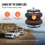 VEVOR Kit di Sospensione Airbag, Kit di Sospensioni Pneumatiche Compatibile con Chevrolet Silverado 1500 e GMC Sierra 1500 4WD RWD 2019-2023, Carico 2267,96 kg, da 5 a 100 PSI Sospensioni Pneumatiche