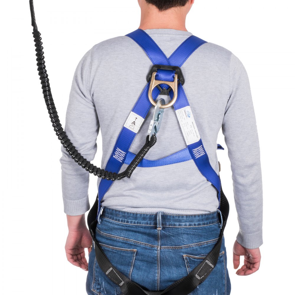 3 Pcs Cordino Imbracatura Di Sicurezza Anticaduta 1.8m Corda Max 100 Kg 22,2 Kn