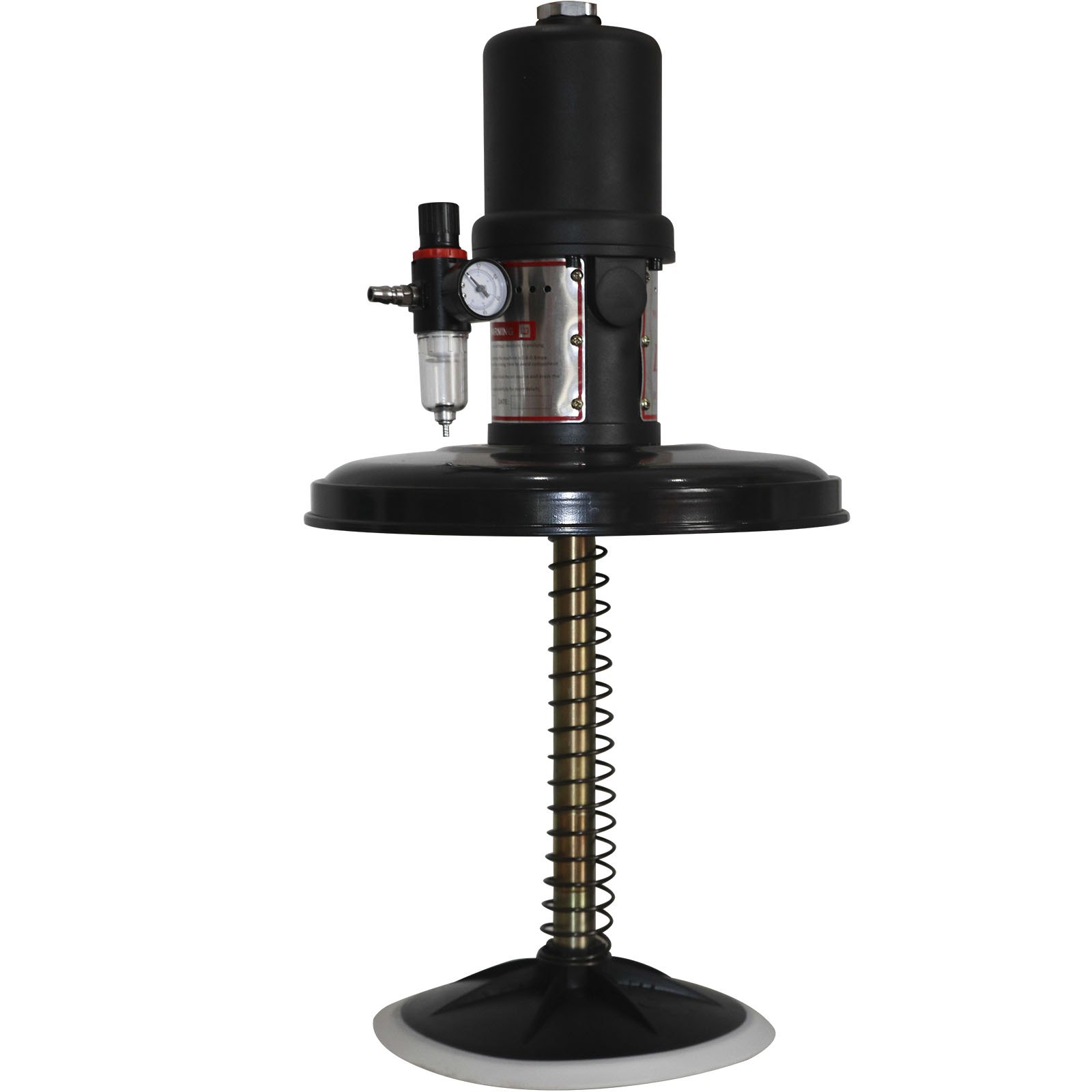 VEVOR Ingrassatore a Barile, 40L Pompa per Grasso per Pressione dell'Aria, Volume 1,3L/min Ingrassatore Pneumatico, 48-52 MPa Ingrassatore ad Aria Compressa, Testa della Pistola di 360°, Colore Blu