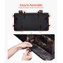 VEVOR Borsa Portaoggetti Posteriore ATV Tessuto Oxford 600D 68 L Mimetico Nero