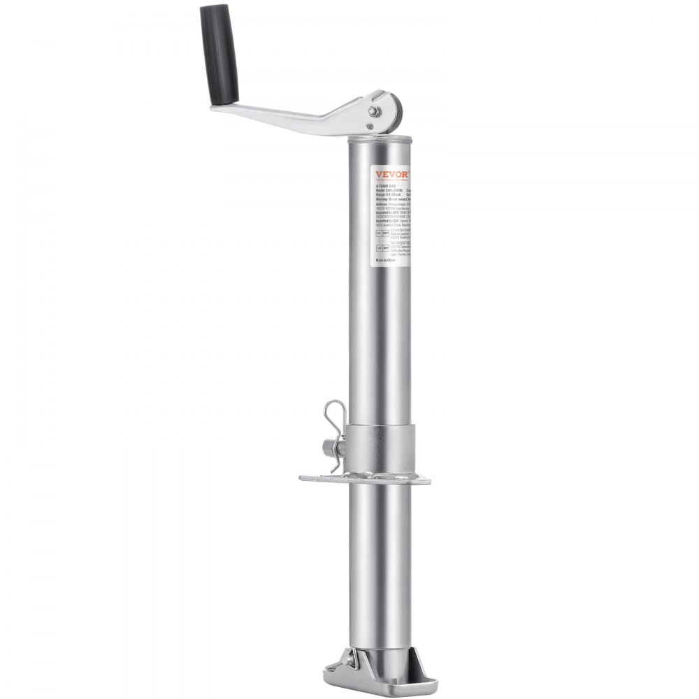 VEVOR Cavalletto per Rimorchio A Frame 907 kg 365 mm Travel con Maniglia