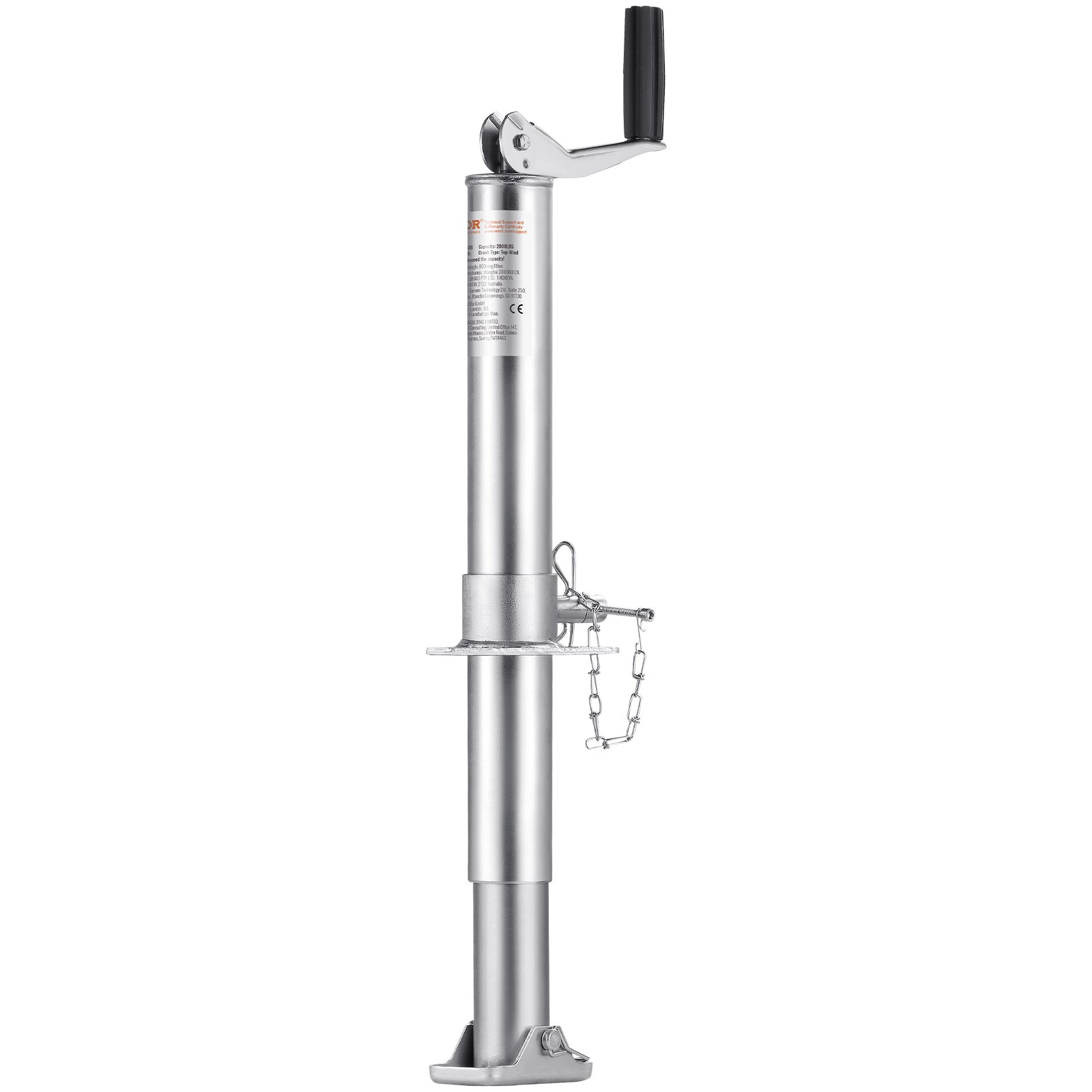 VEVOR Cavalletto per Rimorchio A Frame 907 kg 365 mm Travel con Maniglia