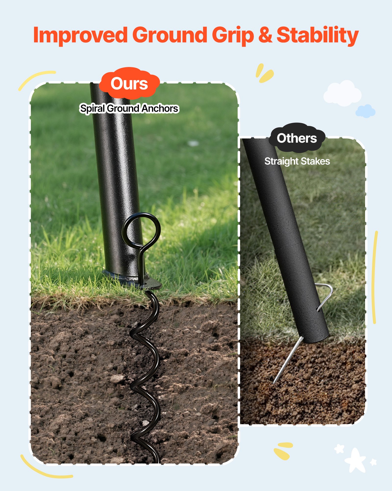 VEVOR Altalena da Giardino Telaio in Metallo a Forma di A per Bambini Sedile Carico max 199,6 kg, Altalena a Disco Struttura a Forma di A Seduta Rotonda Diametro 101,6 cm da Esterno Cortile Giardino