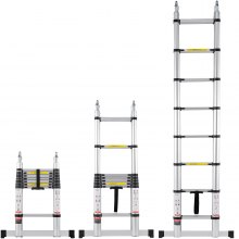 VEVOR Scala Telescopica a Forma di A 5029,2 mm Scala Estensibile in Alluminio