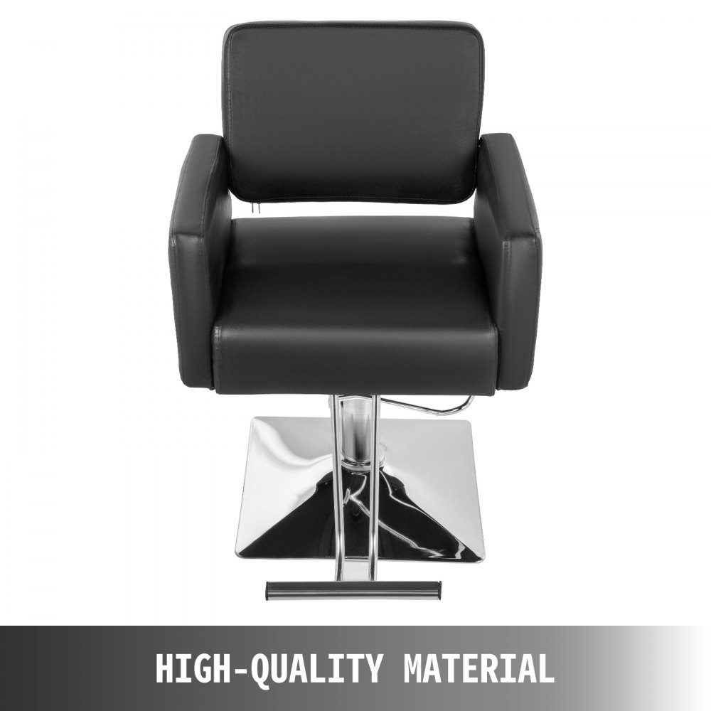 Poltrona Sedia Da Barbiere Idraulico Parrucchiere Pu Pelle Baber Chair