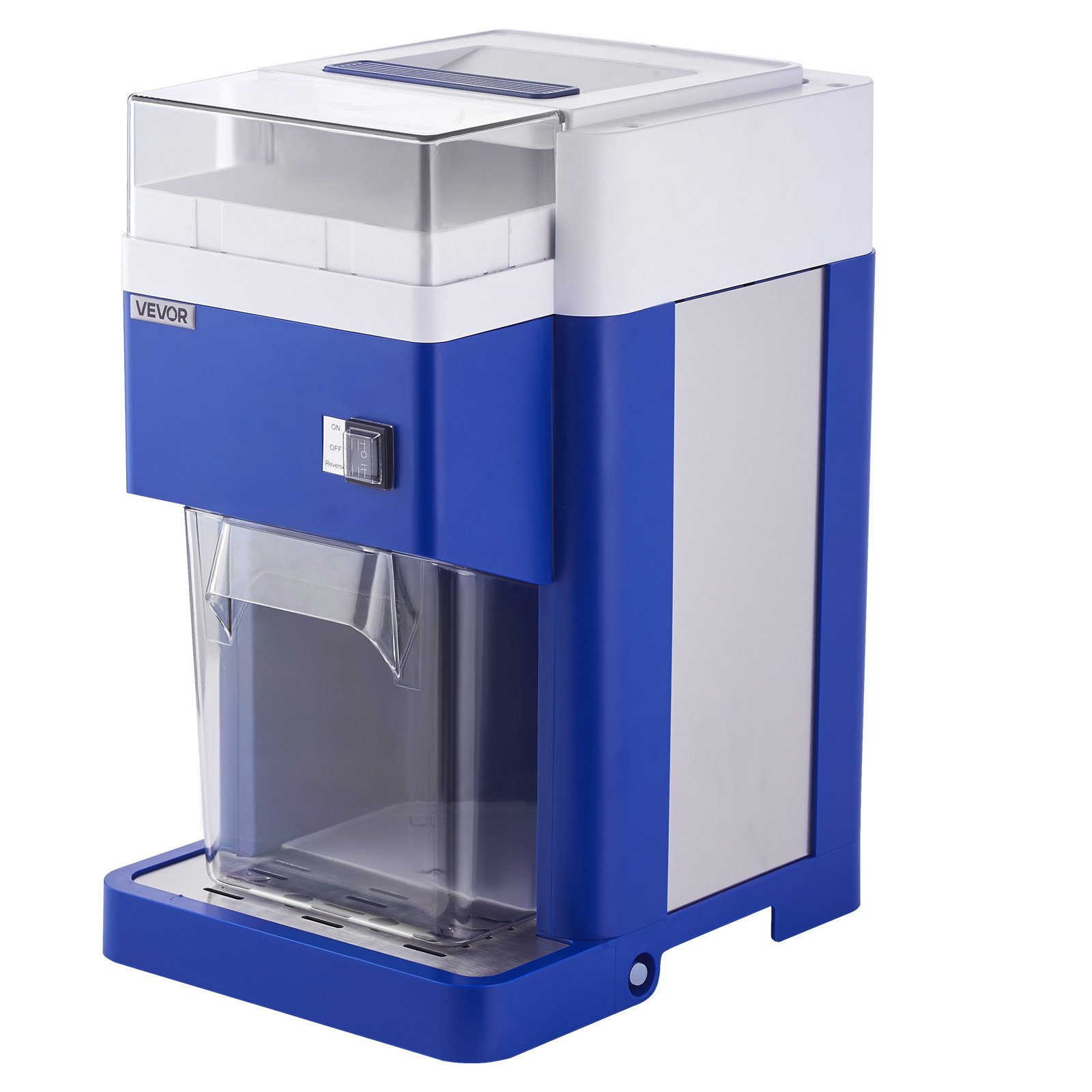 VEVOR Macchina per Ghiaccio Tritato per Coni di Neve Commerciale da 1,8L, Tritaghiaccio per Coni di Neve Fine Soffice con Motore da 300 W Lame in Acciaio Inox, Tritaghiaccio per Preparazione Dolci