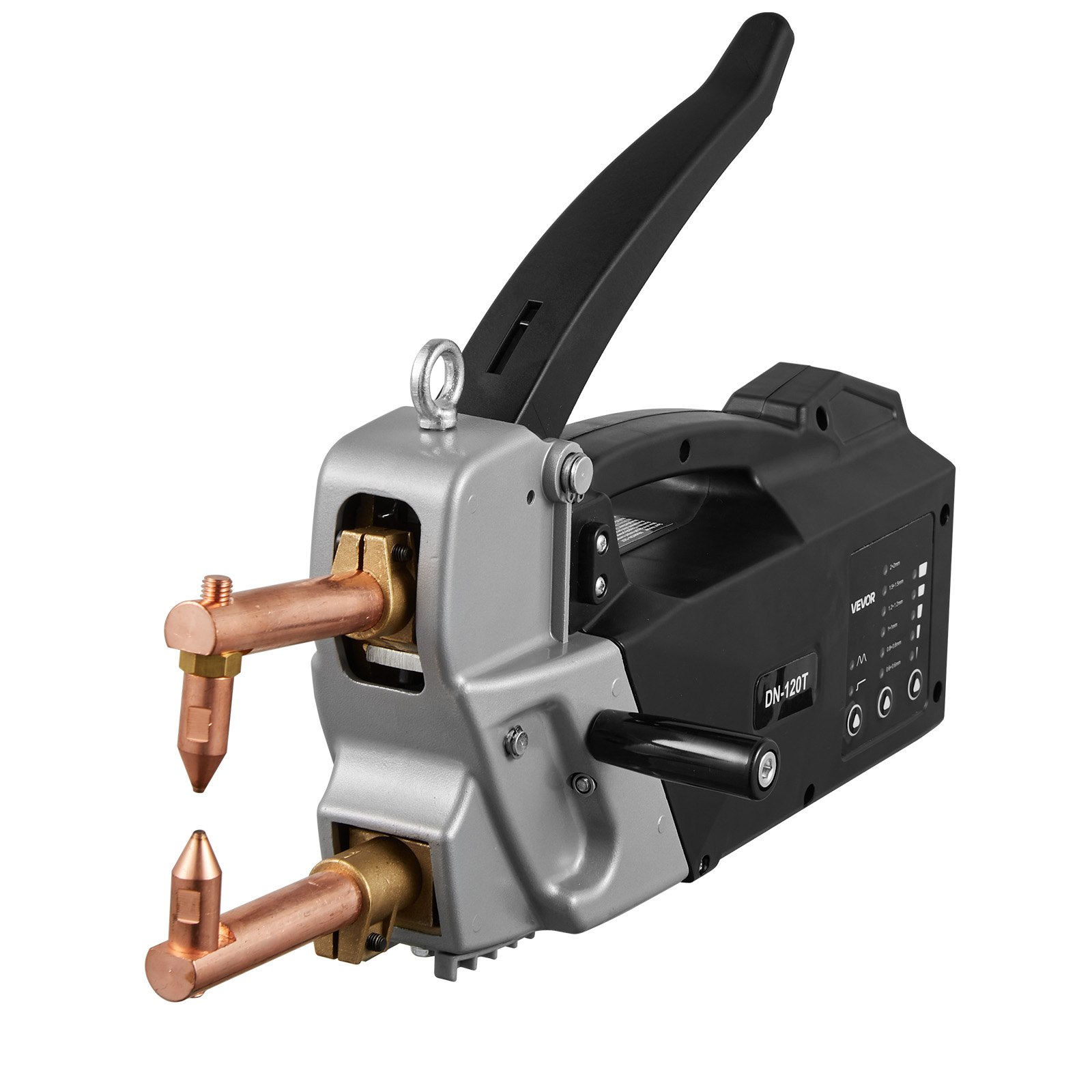 VEVOR Saldatrice a Punti Portatile, Saldatrice a Punti per Lamiera Metallica Spessore 4 mm Capacità di Ingresso di 8,1 KVA per Lamiere Metalliche da 4200 A, Pistola per Saldatura Portatile