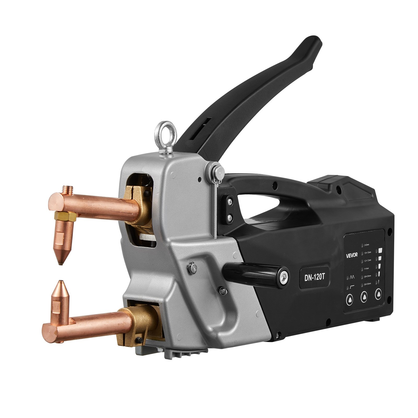 VEVOR Saldatrice a Punti Portatile, Saldatrice a Punti per Lamiera Metallica Spessore 4 mm Capacità di Ingresso di 8,1 KVA per Lamiere Metalliche da 4200 A, Pistola per Saldatura Portatile